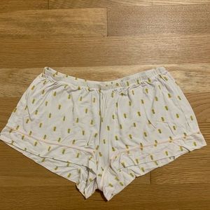 Eberjey Gisele pineapple print short